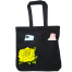 Double Pocket Canvas Tote Bag with Zipper image