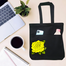 Double Pocket Canvas Tote Bag with Zipper image