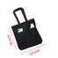 Double Pocket Canvas Tote Bag with Zipper image