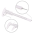 Double Scale Plastic Slide Vernier Caliper 0-150mm– White Color image