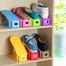 Double Shoe Rack Storage - 4 Pieces Creative Shoe Frame Slots for Space Saver, Organizer, image