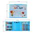 Drawing Art Set Painting Drawing Supplies 208 Pcs (Blue Color Box) image