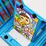 Double Sided Trifold Easel Art Set Portable Art Supplies Drawing Set Box With Oil Pastels Crayons Colored Pencils Markers Paint Brush Sketch Pad For Kids Gift 208 Pcs - Blue image