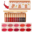 Dragon Ranee 10 Colors Lip Tint Stain Set, Korean Moisturizing Lip Gloss Velvet Mini Liquid Lipstick, Lightweight, Long-Lasting Waterproof Lips Makeup image