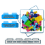 Dream Block Play And Learn Educational Building Set | Train Blocks For Kids - 140 Pcs | Engaging And Creative Building Experience For Children image