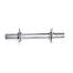 Dumbbell Bar 10 Inch - Silver image