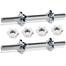 Dumbbell Stick - Silver 10 Inch 2 Pieces image