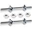 Dumbbell Stick - Silver 10 Inch 2 Pcs image