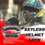 Durable 4-Digit Combination Motorcycle Helmet Lock Chain – Anti-Theft, Portable Steel Cable For Bikes, Scooters, Strollers (2m Stretchable, Keyless Security) image