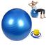 Durable PVC Yoga Ball For Home Gym 75cm- Plain (multicolor). image