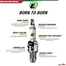 E3 High Performance 10mm Motorcycle Spark Plug E3.38 Long Thread Raw Performance 1 Piece image