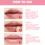 EELHOE Pink Lips Scrub Exfoliator Dead Skin Removal Lightening Fade Lip Lines Anti Dryness Moisturizing Lip Care - 30g image