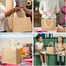 Eco Friendly Reusable Jute Bag Burlap Tote Bags image