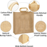 Eco Friendly Reusable Jute Bag Burlap Tote Bags image