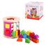 Educational Wooden Toy Intelligence Cage Shape And Color Recognition image