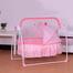 Electric Cradle Crib Baby Shaker Rocking Chair Baby Bed Swing primi pink colour image