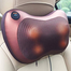 Electric Infrared Heating Kneading Neck Shoulder Back Body Spa Massage Pillow, Car Chair Shiatsu Massager image