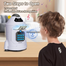 Electronic Piggy Bank ATM Password Protected Educational Toy for Kids Cartoon Rocket Cash Deposit image