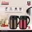 Elima EMK-555 Stainless Steel Electric Kettles - 2.0 Liter - Maroon and Black image