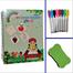 Erasable Drawing Book on Fruits image