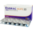 Esoral MUPS 20 mg MUPS 12's Strip Tablet image