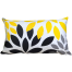 Exclusive Cushion Cover, Black, Yellow, Ash 20x12 Inch image