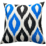 Exclusive Cushion Cover Blue And Black 14 x14 Inch image