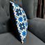 Exclusive Cushion Cover Blue And Black 18x18 Inch image