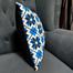 Exclusive Cushion Cover Blue And Black 16x16 Inch image