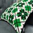 Exclusive Cushion Cover Green And Black 14x14 Inch image