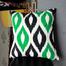 Exclusive Cushion Cover Green And Black 14x14 Inch image