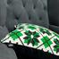 Exclusive Cushion Cover Green And Black 14x14 Inch image