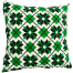 Exclusive Cushion Cover Green And Black 14x14 Inch image