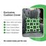 Exclusive Cushion Cover Green And Black 18x18 Inch image