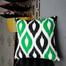 Exclusive Cushion Cover Green And Black 22x22 Inch image