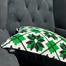 Exclusive Cushion Cover Green And Black 20x20 Inch image