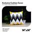 Exclusive Cushion Cover, Multicolor,14x14 Inch image