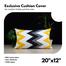 Exclusive Cushion Cover, Multicolor 20x12 Inch image