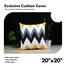 Exclusive Cushion Cover, Multicolor 20x20 Inch image