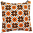 Exclusive Cushion Cover, Orange And Black 14x 14 Inch image