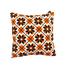 Exclusive Cushion Cover, Orange And Black 14x 14 Inch image