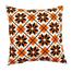 Exclusive Cushion Cover, Orange And Black 16x16 Inch image