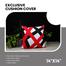 Exclusive Cushion Cover, Red And Black 14x14 Inch image