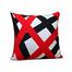 Exclusive Cushion Cover, Red And Black 16x16 Inch image