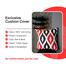 Exclusive Cushion Cover, Red And Black 16x16 Inch image