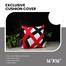 Exclusive Cushion Cover, Red And Black 16x16 Inch image