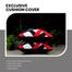 Exclusive Cushion Cover, Red And Black 16x16 Inch Set of 5 image