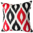 Exclusive Cushion Cover, Red And Black 20x12 Inch image