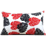 Exclusive Cushion Cover, Red And Black 20x12 Inch image