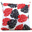 Exclusive Cushion Cover, Red And Black 20x20 Inch image
